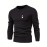 JOKES Pattern Chic Novel Sweater, Men's Casual Warm Middle Stretch Crew Neck Pullover Sweater For Fall Winter