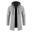 Men's Autumn And Winter Plush Thick Warm Mid Length Hooded Cardigan Best Sellers